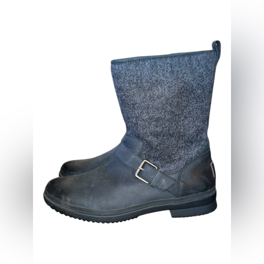 UGG “Anali” Waterproof Leather & Wool Boots – Size 9